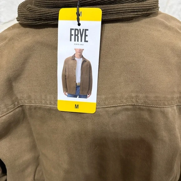 Frye Men's Brown Denim Barn Jacket - Picture 7 of 9